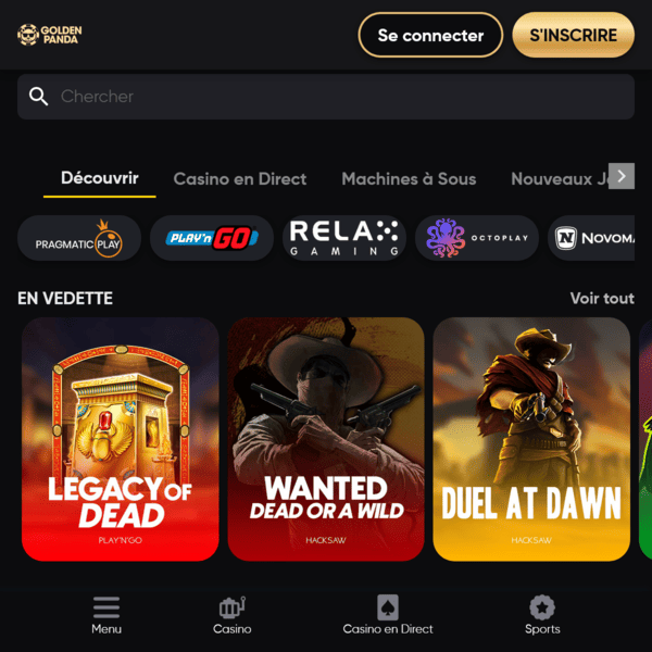 Golden Panda Casino Termer